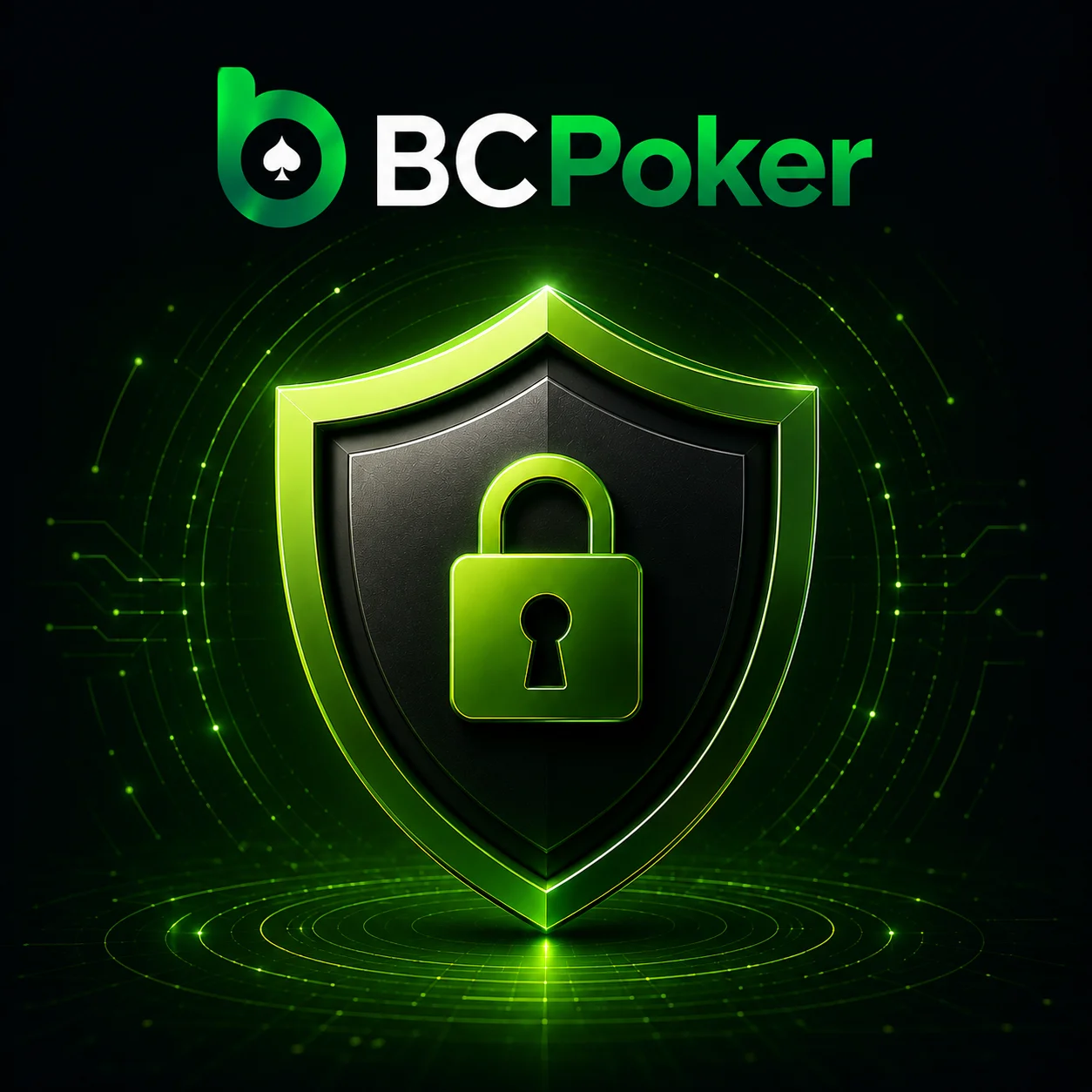 BC Poker security shield icon representing account protection and platform safety.